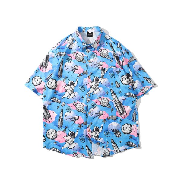 ⁦Tidy Floral Shirts For Both Men And Women⁩ - الصورة ⁦3⁩