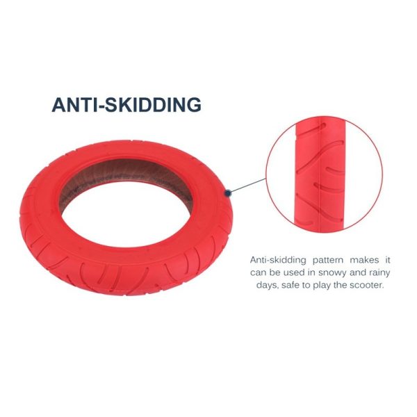 ⁦Xiaomi Electric Scooter Accessories Red Pneumatic Tire⁩ - الصورة ⁦3⁩