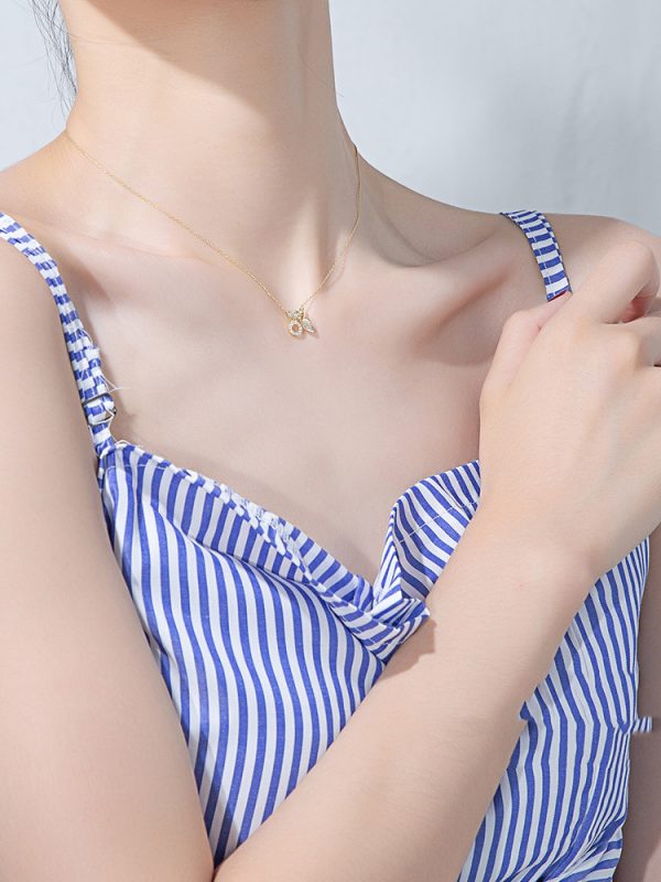 ⁦Latest 18K Gold Plated Rabbit Cute Gift Trending Necklace For Girl Jewelry⁩ - الصورة ⁦3⁩