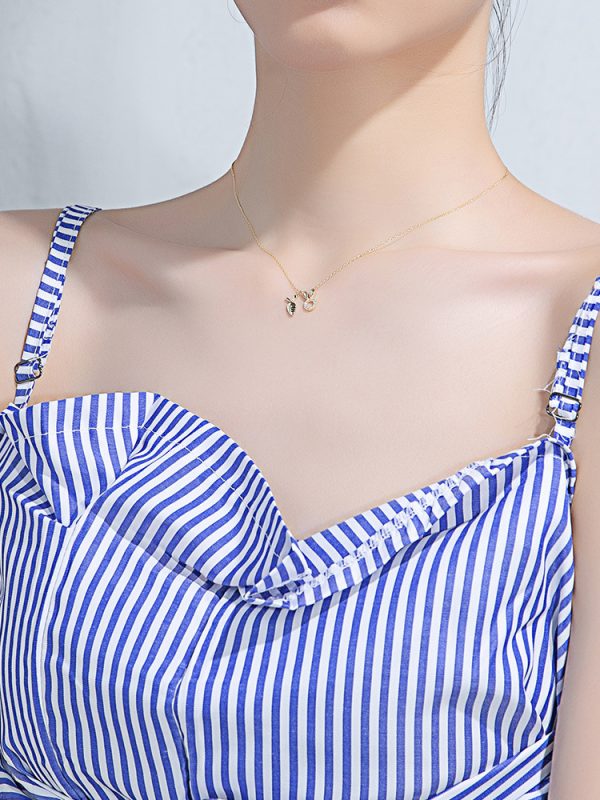 ⁦Latest 18K Gold Plated Rabbit Cute Gift Trending Necklace For Girl Jewelry⁩ - الصورة ⁦4⁩