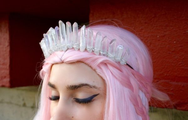 ⁦Crown Headband Hair Accessories Bridal Headband⁩ - الصورة ⁦4⁩