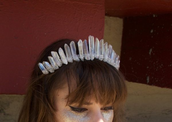 ⁦Crown Headband Hair Accessories Bridal Headband⁩ - الصورة ⁦3⁩