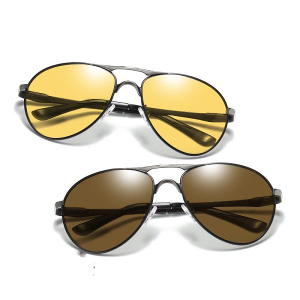 ⁦Color Changing Sunglasses Night Vision Glasses⁩ - الصورة ⁦2⁩