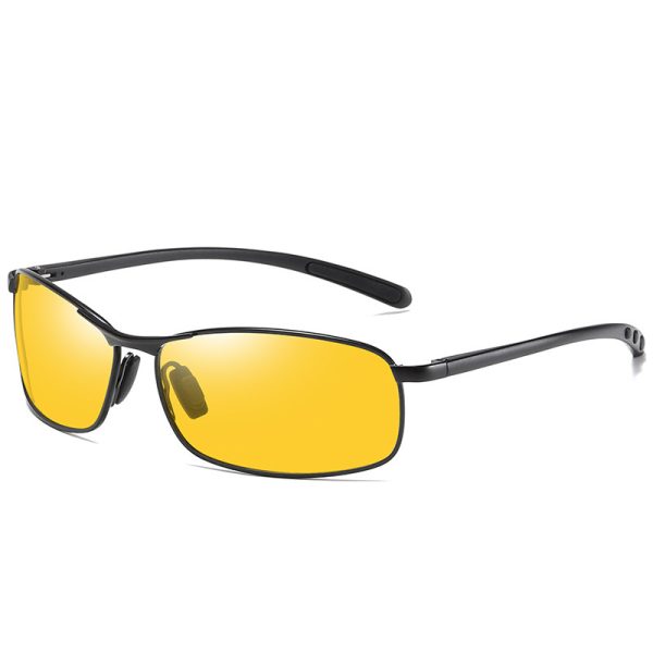 ⁦Aluminum-magnesium Glasses Glasses Driving Night Vision Goggles⁩ - الصورة ⁦6⁩