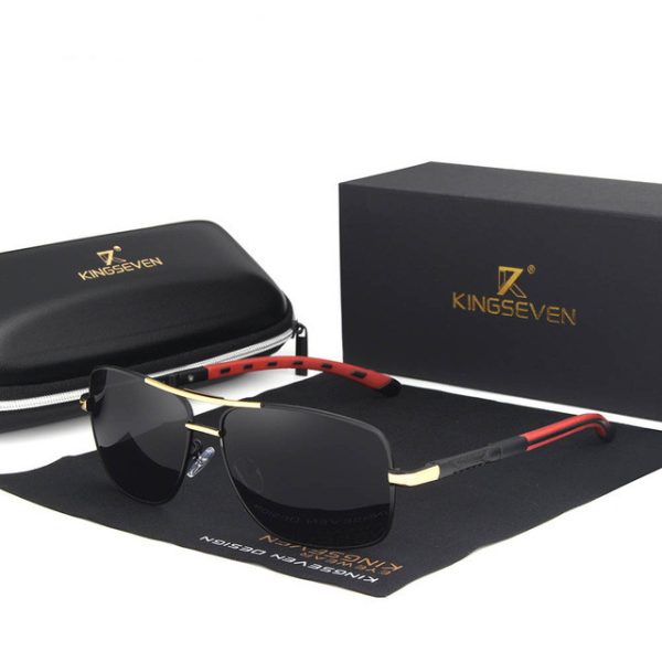 ⁦Men Sunglasses Polarized UV400 Sun Glasses⁩ - الصورة ⁦2⁩