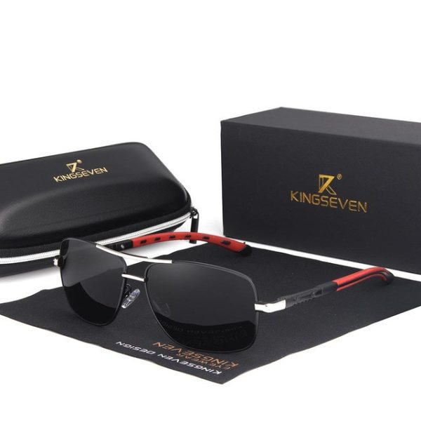 ⁦Men Sunglasses Polarized UV400 Sun Glasses⁩ - الصورة ⁦5⁩