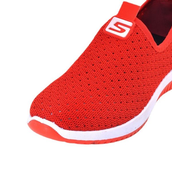⁦One-step Real Fly Woven Hollow Women's Net Shoes Fashion⁩ - الصورة ⁦5⁩