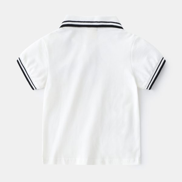 ⁦Boys' T-Shirt Summer Polo Shirt⁩ - الصورة ⁦3⁩