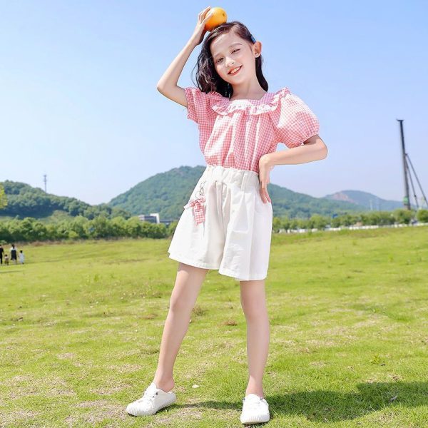 ⁦Children's Clothes, Loose Summer Clothes For Elementary School Students⁩ - الصورة ⁦3⁩