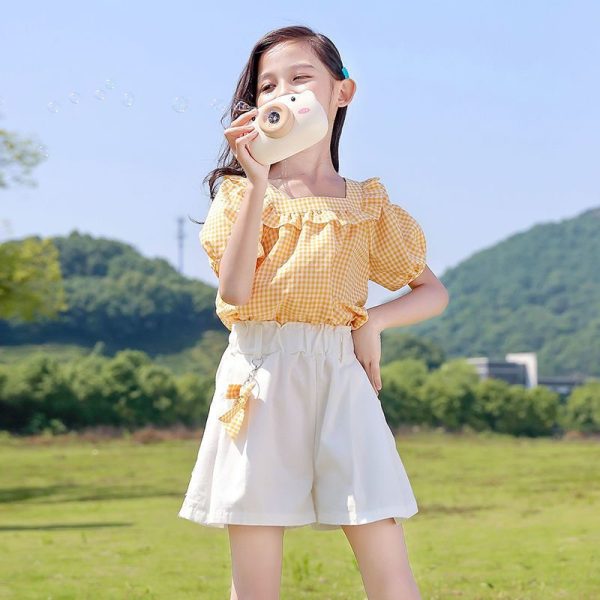 ⁦Children's Clothes, Loose Summer Clothes For Elementary School Students⁩ - الصورة ⁦2⁩