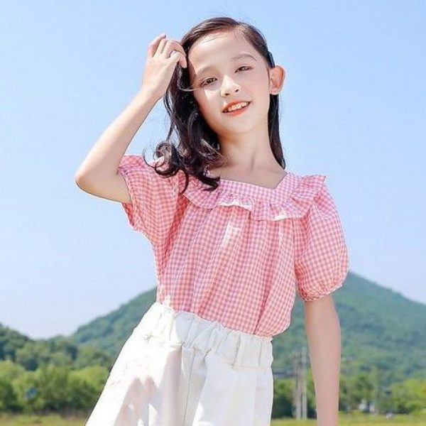 ⁦Children's Clothes, Loose Summer Clothes For Elementary School Students⁩ - الصورة ⁦4⁩