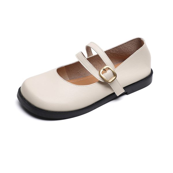 ⁦Women's Casual Mary Jane French Flat Shoes⁩ - الصورة ⁦6⁩