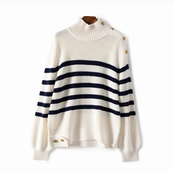 ⁦Button knitted sweater⁩ - الصورة ⁦2⁩
