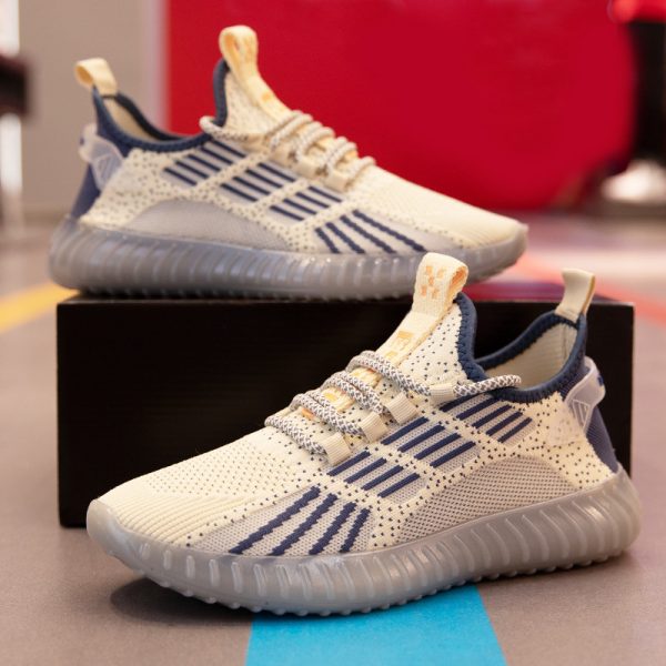 ⁦Breathable Flying Fabric Sports Shoes For Men⁩ - الصورة ⁦6⁩