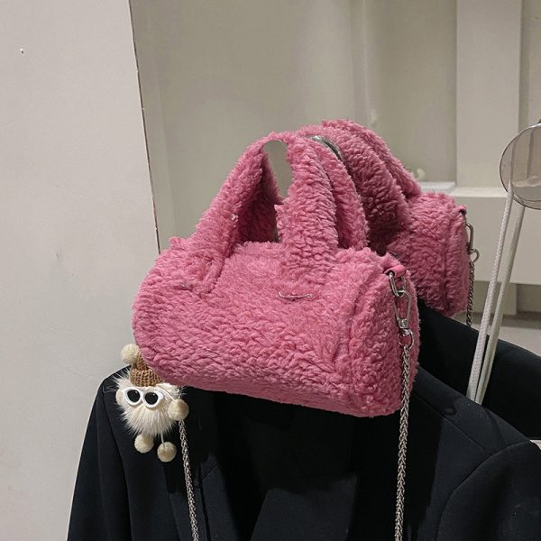 ⁦Versatile One Shoulder Messenger Bag Lovely Pillow Bag⁩ - الصورة ⁦3⁩