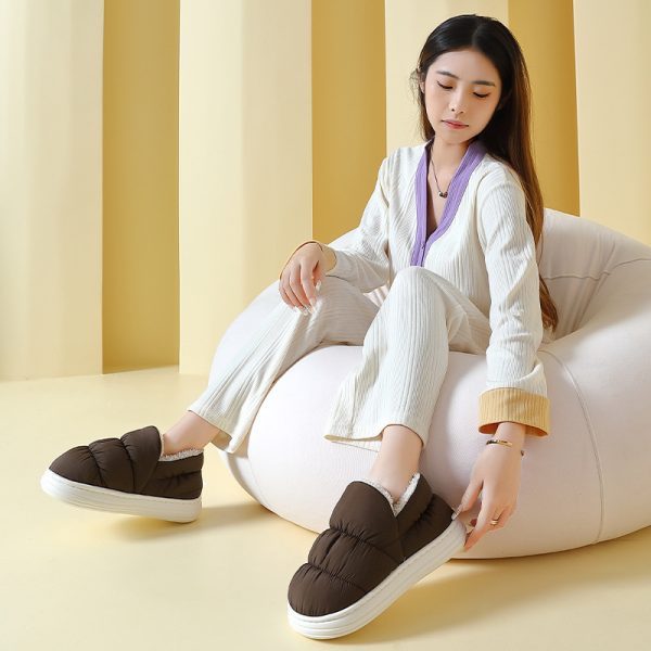 ⁦Ankle Wrap Cotton Slippers Women's Winter⁩ - الصورة ⁦8⁩