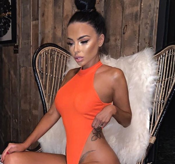 ⁦Women Halter Bodysuits Neon Elastic Tank Jumpsuit Fashion⁩ - الصورة ⁦2⁩