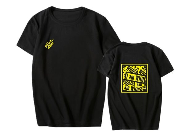 ⁦Straykids combination I am WHO should support clothes men and women with short-sleeved T-shirts⁩ - الصورة ⁦3⁩
