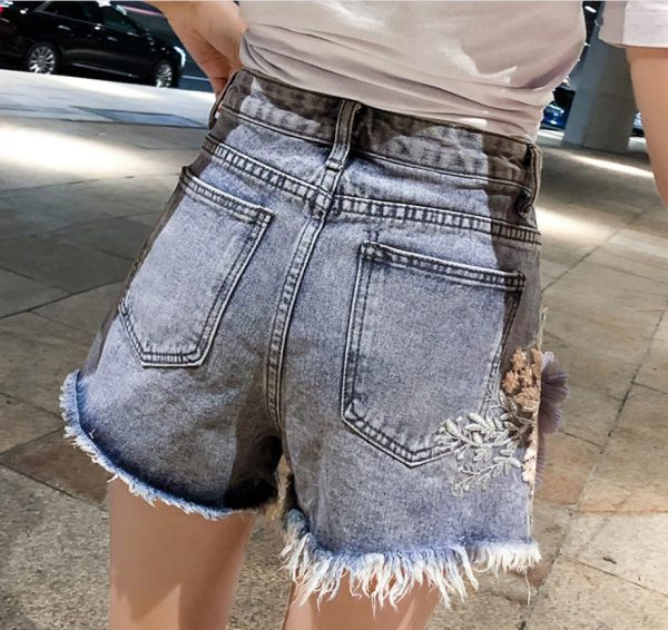 ⁦women Jeans Shorts⁩ - الصورة ⁦5⁩