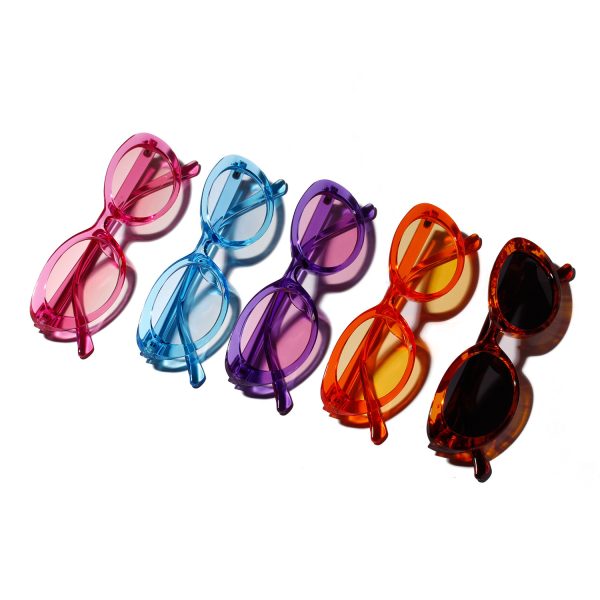 ⁦Candy color small frame sunglasses⁩ - الصورة ⁦3⁩