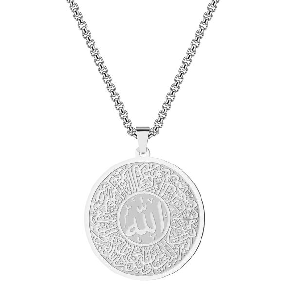 ⁦Men Calligraphy Necklace Accessories Jewellery⁩ - الصورة ⁦4⁩