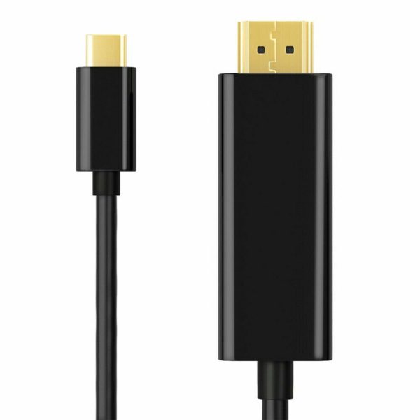 ⁦2m USB C Type C To HDMI 4K Cable TV Adapter Mobile Phone Tablet HDTV For⁩ - الصورة ⁦2⁩