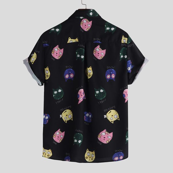 ⁦Slim Tops men shirts Printed⁩ - الصورة ⁦4⁩