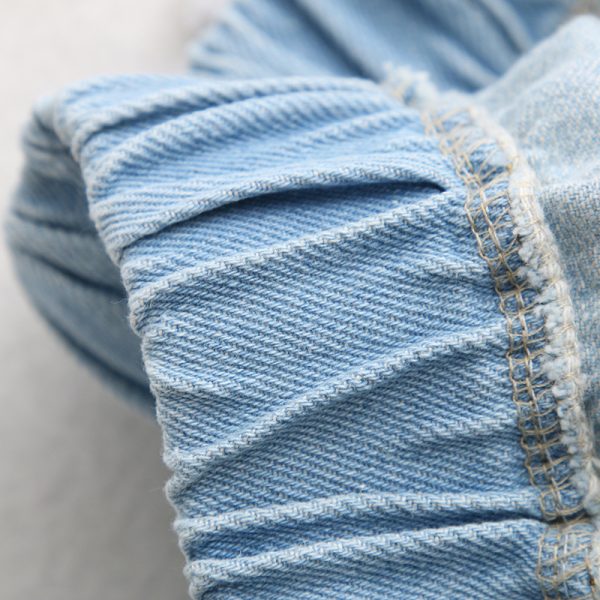 ⁦Strawberry loose wide-leg jeans women⁩ - الصورة ⁦8⁩