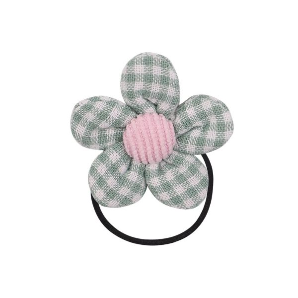 ⁦Cute Children Color Flower Rope Student Hair Band Hair Rope Hair Accessories⁩ - الصورة ⁦7⁩