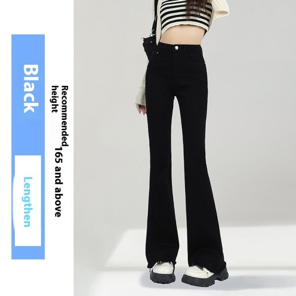 ⁦Black Weila Jeans For Women⁩ - الصورة ⁦7⁩
