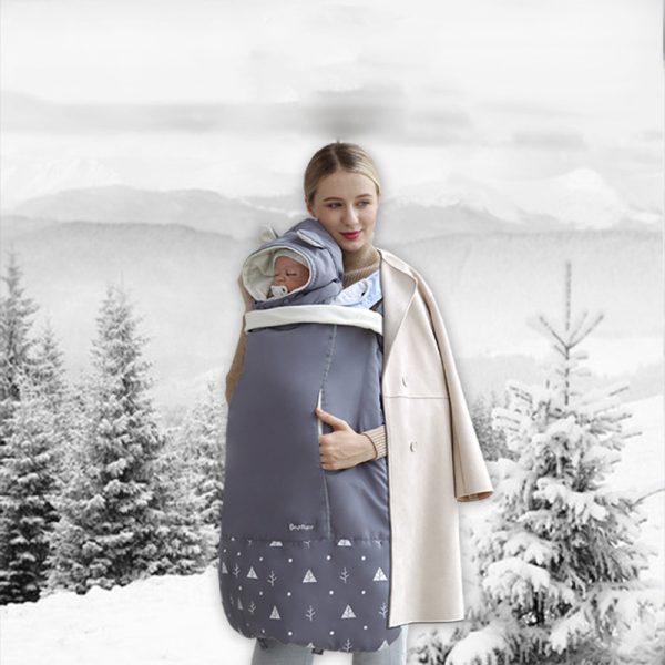 ⁦Warm Baby Carrier Cloak Cover Windproof  Quilt Stroller Accessories⁩ - الصورة ⁦7⁩