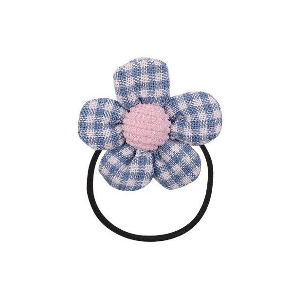 ⁦Cute Children Color Flower Rope Student Hair Band Hair Rope Hair Accessories⁩ - الصورة ⁦5⁩