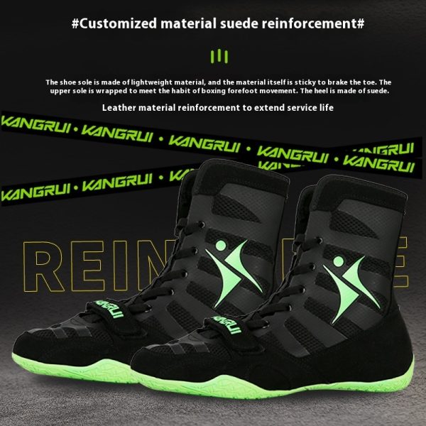 ⁦Boxing Men And Women Wrestling Fighting Shoes⁩ - الصورة ⁦2⁩
