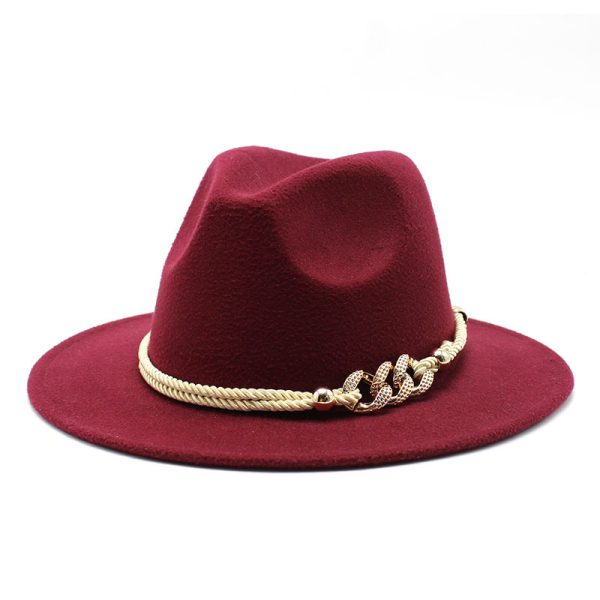 ⁦Women's Fedora Hats British Vintage Accessories⁩ - الصورة ⁦10⁩