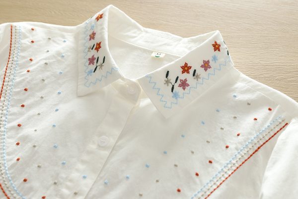 ⁦Women's Autumn Ethnic Style Loose Long Sleeve Shirt⁩ - الصورة ⁦10⁩