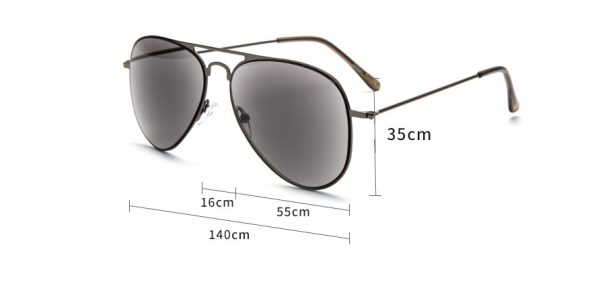 ⁦Full Lens Sun Reading Glasses⁩ - الصورة ⁦6⁩