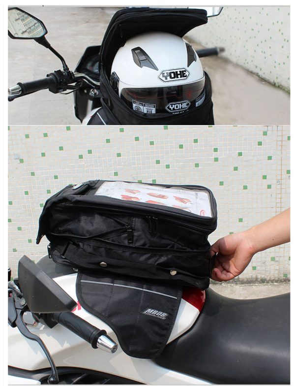 ⁦Black Motorcycle Accessories Carrying Luggage⁩ - الصورة ⁦5⁩
