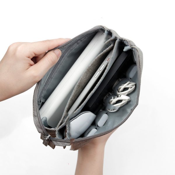 ⁦Storage Bag Data Cable Power Bank Mobile Hard Drive Accessories Finishing⁩ - الصورة ⁦6⁩
