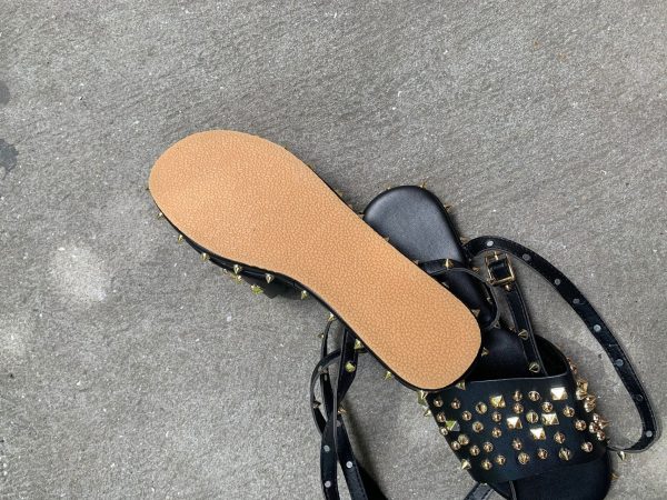 ⁦Women's Sandals Rivet Flats Cool⁩ - الصورة ⁦5⁩