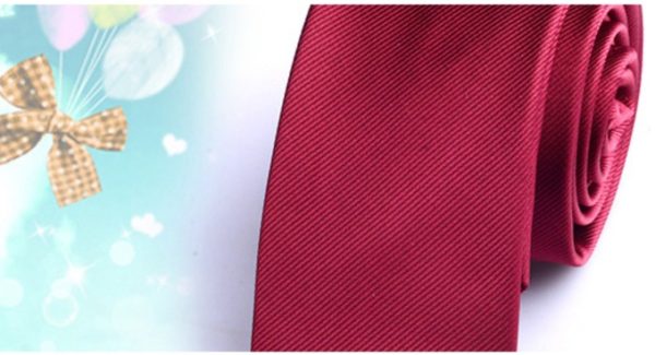 ⁦Plain Men's Polyester Yarn Tie 1200 Pin Clothing Accessories⁩ - الصورة ⁦7⁩