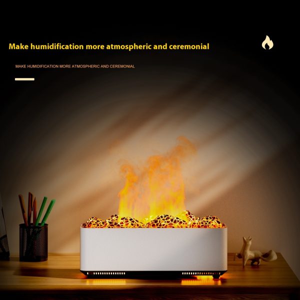 ⁦Volcano Aromatherapy Humidifier Air Ultrasonic Aroma Diffuser Home Decor⁩ - الصورة ⁦3⁩