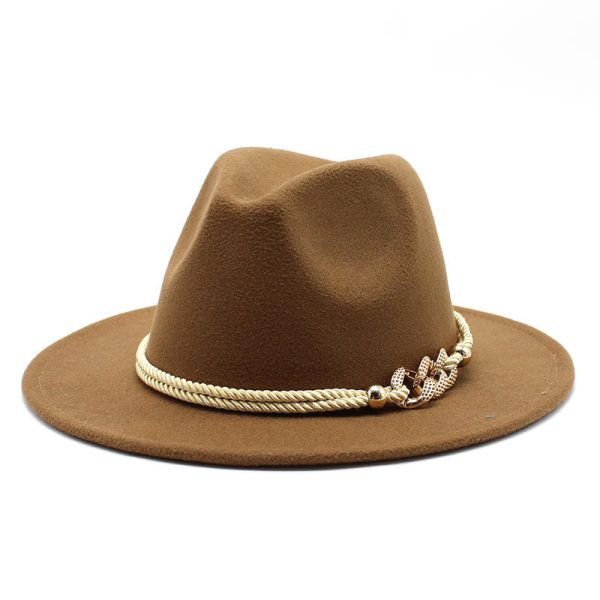 ⁦Women's Fedora Hats British Vintage Accessories⁩ - الصورة ⁦5⁩