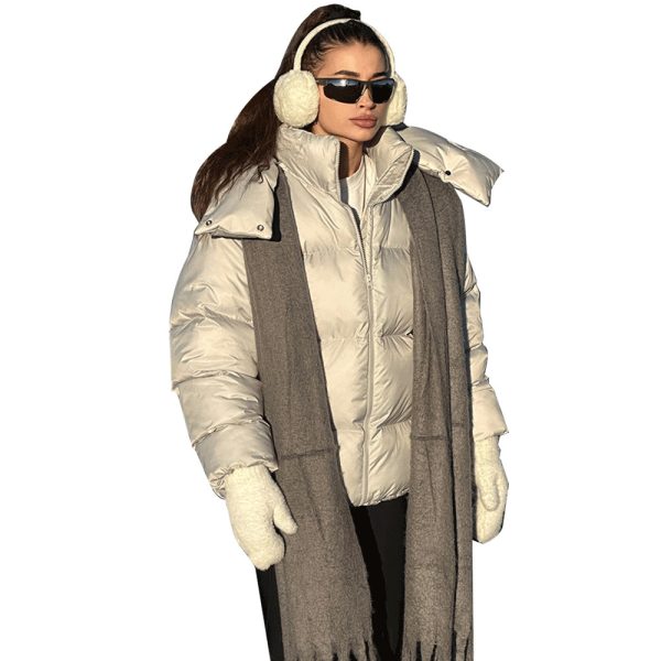 ⁦Women's Bread Coat Warm Loose Padded Coat⁩ - الصورة ⁦5⁩