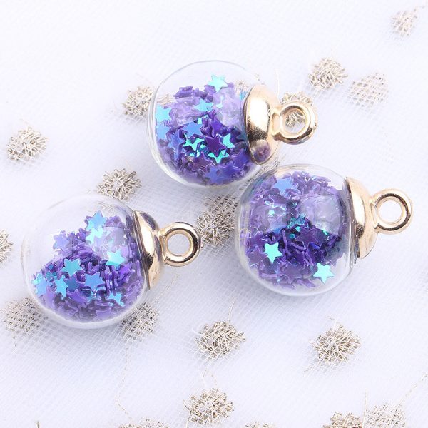 ⁦16mm Round Transparent Colored Glass Ball Ornament Accessories Handmade Material⁩ - الصورة ⁦10⁩