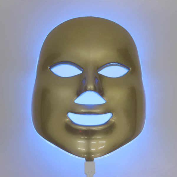 ⁦Beauty Instrument Beauty Red Purple Light Photon Skin Rejuvenation Mask Instrument Household Acne Spectrometer Face⁩ - الصورة ⁦2⁩