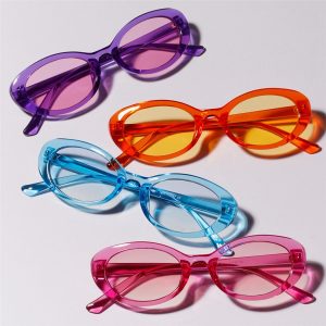 Candy color small frame sunglasses