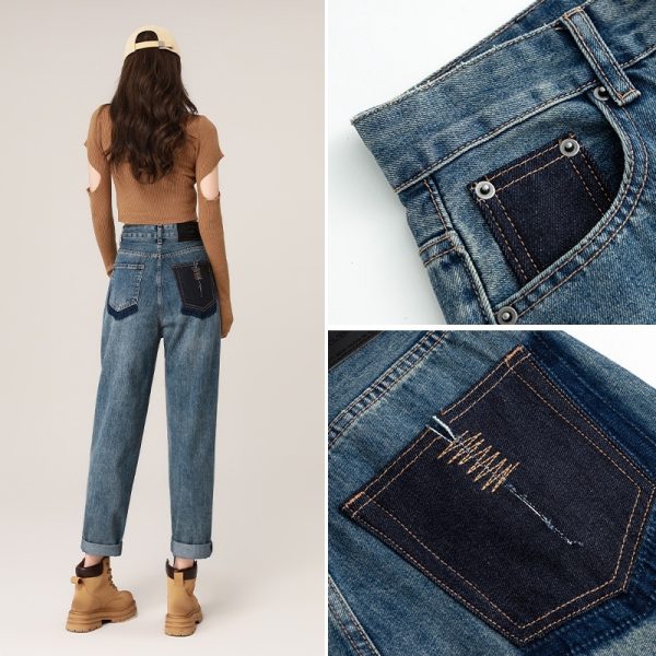 ⁦Autumn And Winter High Waist Harem Jeans Women⁩ - الصورة ⁦3⁩