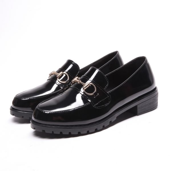 ⁦British leather platform casual shoes⁩ - الصورة ⁦5⁩