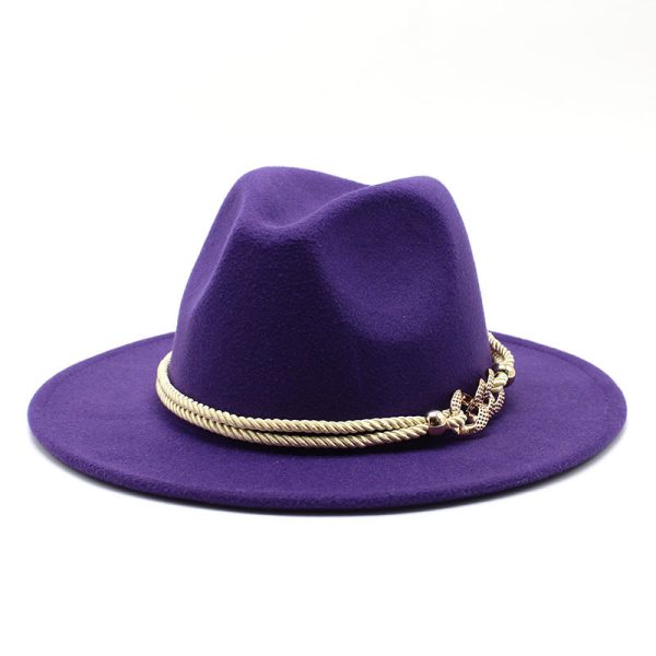 ⁦Women's Fedora Hats British Vintage Accessories⁩ - الصورة ⁦2⁩