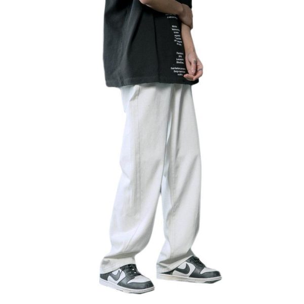 ⁦Loose Straight Summer Thin Jeans For Men⁩ - الصورة ⁦5⁩
